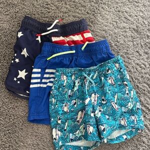 Cat & Jack Kids' Shorts Set - Stars, Stripes, and Sharks